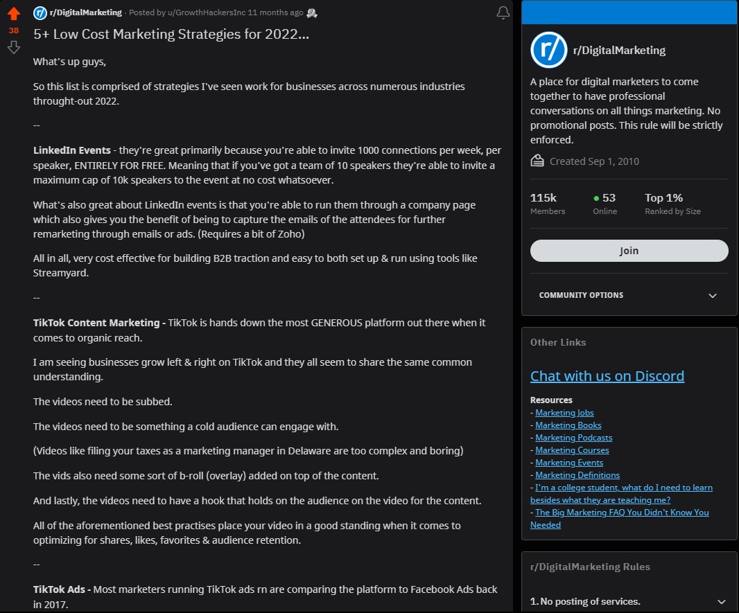 Reddit Marketing Strategies 5+ Examples of Successful Reddit Marketing